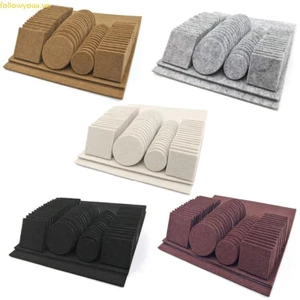 Fol Felt Pads 80 130 Chiếc Bề Mặt Cứng Và Không Đều Ngăn Ngừa Trầy Xước Cho Tủ Sách Bàn Để Bảo Vệ