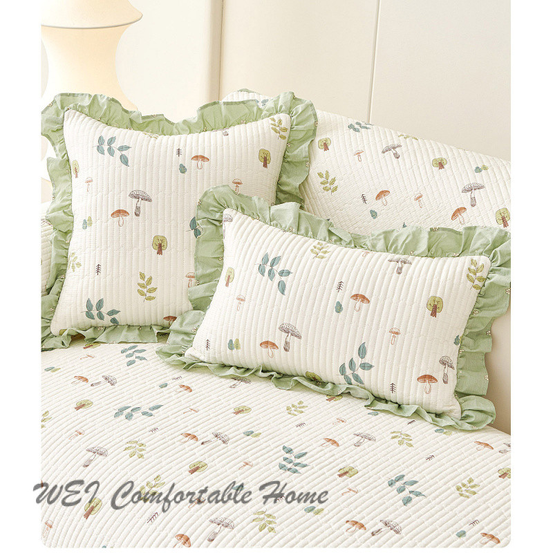 Đệm sofa cotton tinh khiết tươi mới phong cách Hàn Quốc đệm sofa vải thông dụng bốn mùa Bọc Sofa chống trượt Khăn sofa 100% cotton