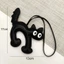 Móc khóa chó GAVESTO, Phụ kiện trang sức Trượng Móc khóa ô tô dễ thương, Móc chìa khóa da PU Dachshund Vòng chìa khóa