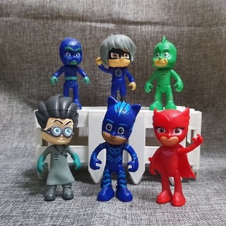 Little Masked Man Trang trí bánh Búp bê 6 Đồ trang trí búp bê nướng bánh Búp bê thủ công Phong cảnh vi mô