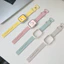 Dây đeo đồng hồ silicon màu kẹo + Vỏ cho đồng hồ thông minh Huawei Fit 3 Dây đeo cổ tay Huawei Watch Fit 3 Phụ kiện vòng đeo tay