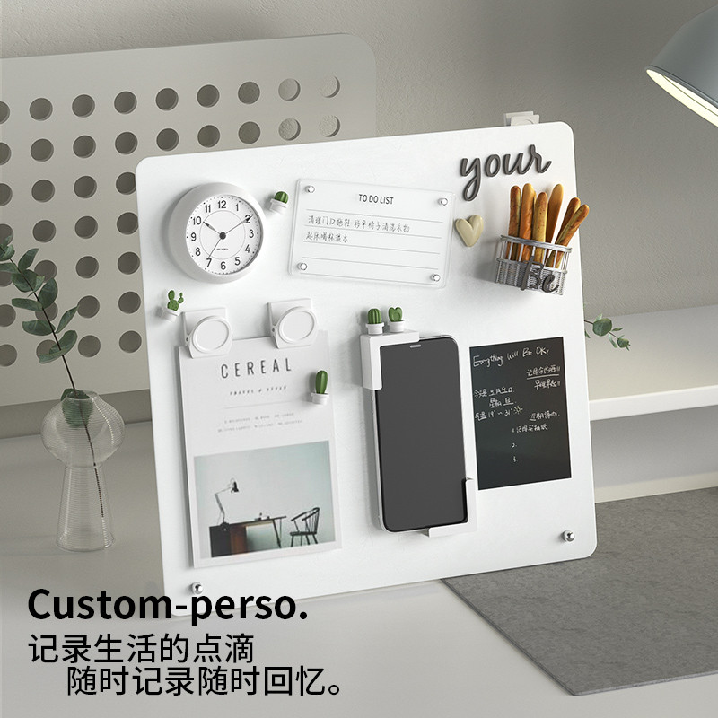 Bảng tin từ tính DIY Máy tính để bàn Hiển thị ảnh Giá đỡ Memo Clip Bảng tin | BigBuy360 - bigbuy360.vn