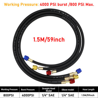 Bộ 3 Dây Nạp Gas TPV Dài 1.5m – Dùng Cho Gas R134A, R410A, R22 – Dây Nạp Gas Điều Hòa Máy Lạnh Chuyên Dụng