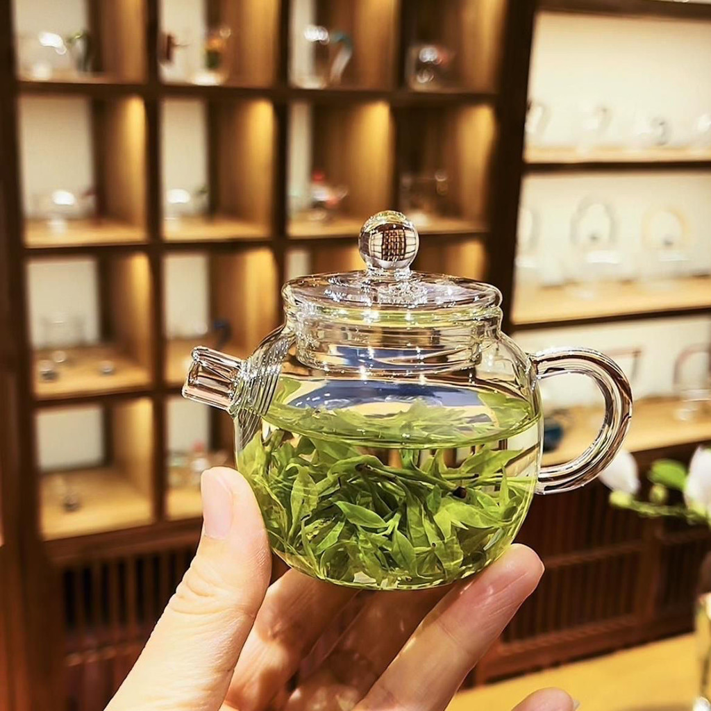 Ấm trà nhỏ thủy tinh Borosilicate cao chịu nhiệt độ cao 150ml