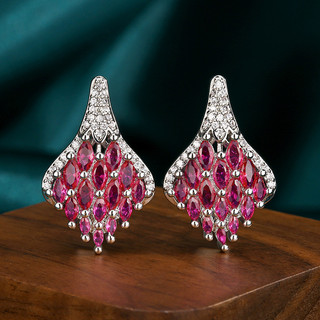 Trang sức kim cương và ruby phong cách mới từ châu Âu và Mỹ, phù hợp với nữ