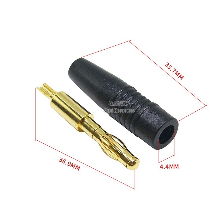 Đồng Nguyên Chất Mạ Vàng 4 Mm Chuối Cắm Bảng Kiểm Tra Cắm Hàn Bộ Khuếch Đại Công Suất Loa Âm Thanh Cách Nhiệt Chịu Áp Lực Cô
