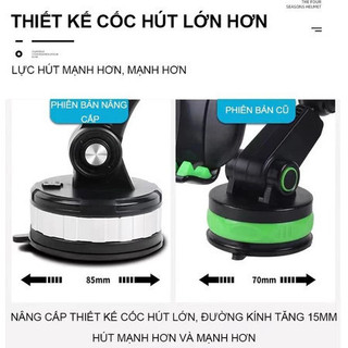 Giá Đỡ Điện Thoại Trên Ô Tô Xoay 360 Độ Cấp Đa Năng Kẹp Hít Kính Chân Không Siêu Dính gắn cửa gió điều hòa
