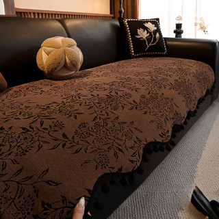 Bốn Mùa Đa Năng Không Đều Sofa Đệm Cố Định Chống Trơn Trượt Hàng Thẳng Một Mảnh Sofa Bao Khăn Sofa