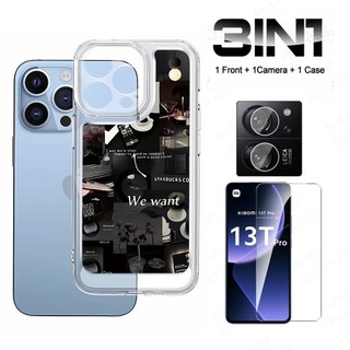 3 In1 Cuộc Sống Hàng Ngày Trong Suốt Ốp Lưng Không Gian Cho Redmi 13X A5 10 10C 12 12C 13C 14C Vỏ Điện Thoại Chống Sốc 3MYG ICFF VYD1