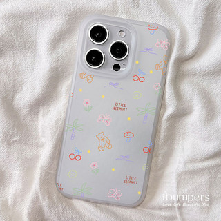 ibumpers Ốp Điện Thoại iPhone Họa Tiết Trái Cây Dễ Thương Ốp Lưng Trong Suốt Nhám Mờ Chống Bẩn Cho IPhone 16 15 14 12 13 11 Pro Max IP 7 8 Plus X XS XR