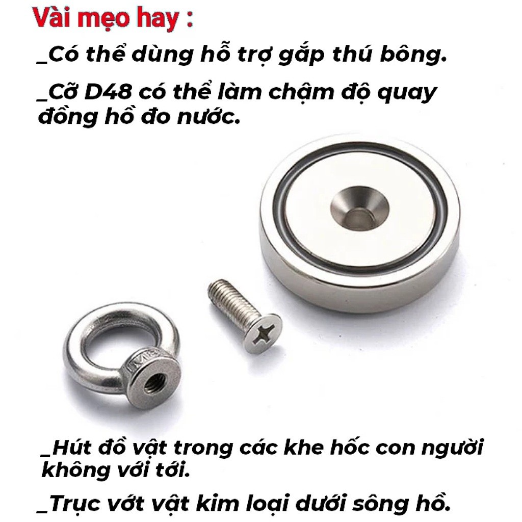 Móc treo nam châm tiện lợi – Treo chắc chắn, lực hút 5kg/10kg/15kg tùy chọn