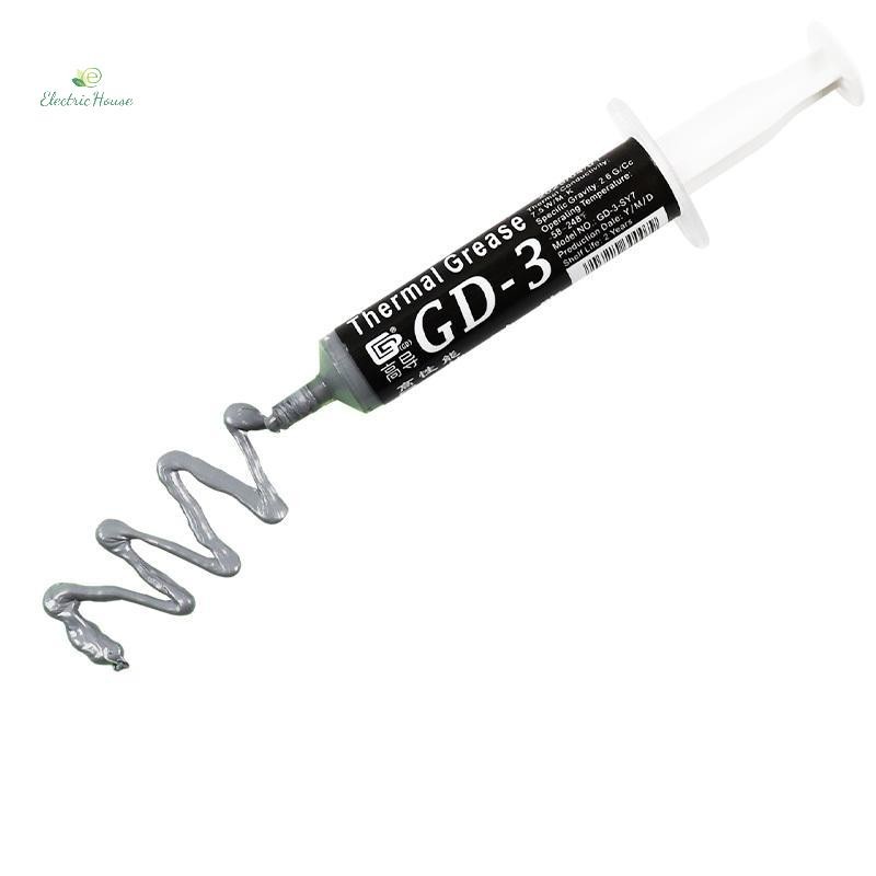 [Nhà Điện] 1 Cái 7.5 W / MK 3 / 7 / 15 / 30g GD-3 Dán Nhiệt Mỡ Dẫn Điện Dán Cho Game PC CPU GPU Làm Mát SY7 mới
