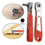 Tua vít Ratchet đa chức năng - Cờ lê từ tính góc phải hai chiều có đầu hình chữ thập