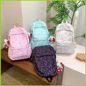 SY6 Hello Kitty College Ba Lô Dung Tích Lớn Nhẹ Thời Trang Nữ Hoạt Hình Dễ Thương Túi Đi Học YS6