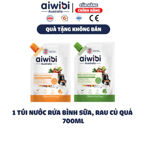 Nước Rửa Bình Sữa, Rau Củ Quả Aiwibi Cho Bé (700ml)