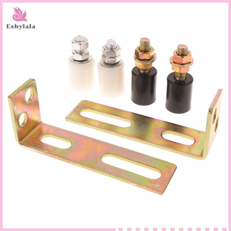 1 Bộ Hướng Dẫn Bánh Xe Sân Cửa Hướng Dẫn Con Lăn Hướng Dẫn Cửa Trượt Con Lăn Có Giá Đỡ L-Pillar Con Lăn Nylon Đôi Có Thể Điều Chỉnh [MỚI]