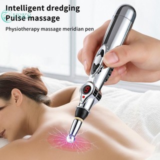 Chenlongshang Bút Massage Điện Có Thể Điều Chỉnh Cho Máy Bấm Massage Tay Và Thư Giãn Cơ Bắp, Chạy Bằng Pin Bạc EN
