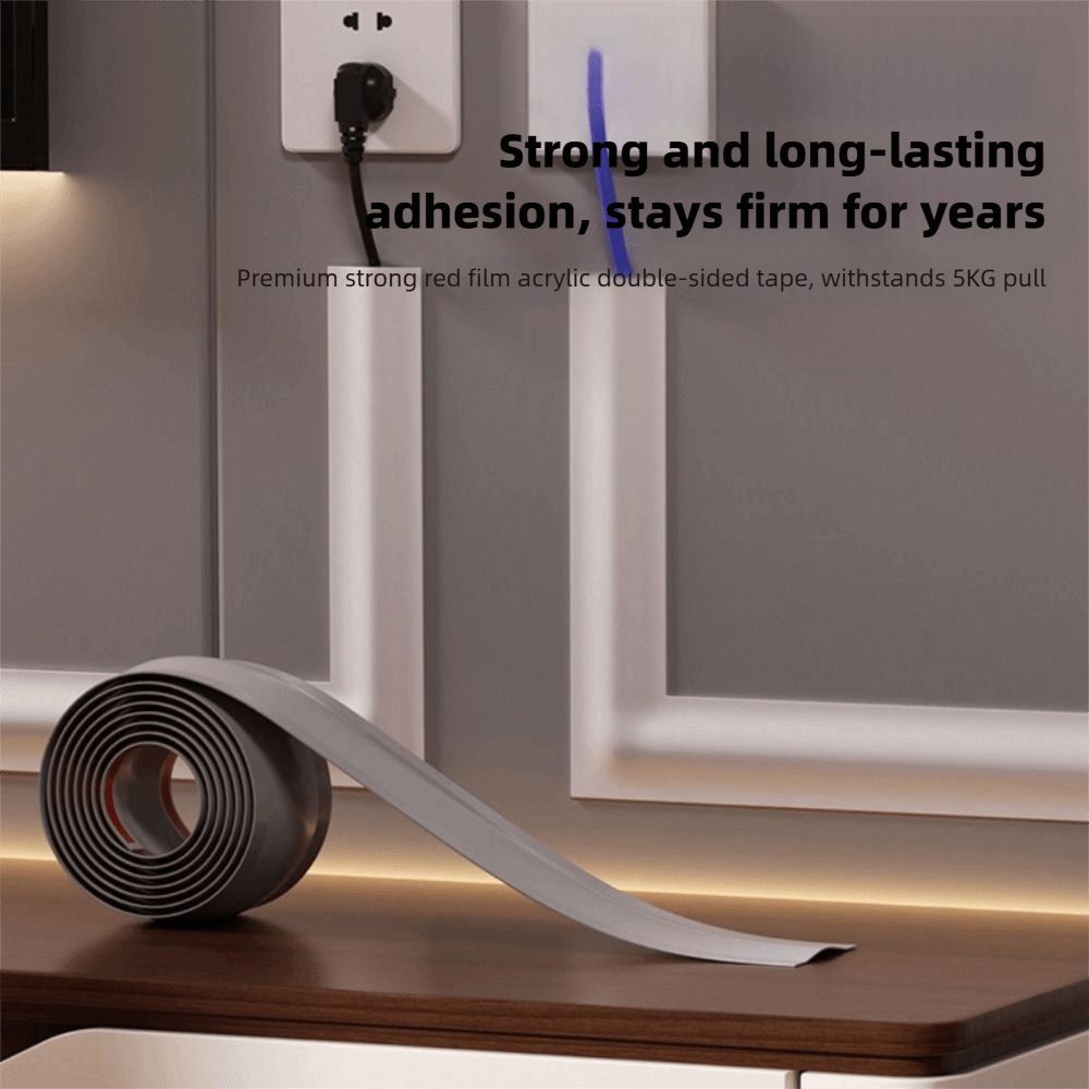 Vỏ dây ODAKA, Vỏ dây PVC mềm, Quản lý cáp tự dính chất lượng cao Vỏ cáp sàn bền tại nhà
