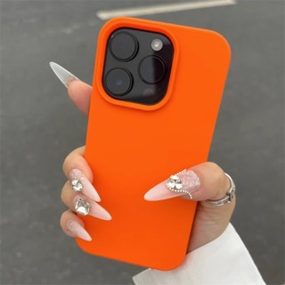 Ốp Điện Thoại Silicon Mờ Màu Trơn Đơn Giản Cho IPhone16 11 15 14 Pro Max 12 13promax 15 14Plus Ốp Lưng Mềm Chống Bụi Bẩn Siêu Mỏng