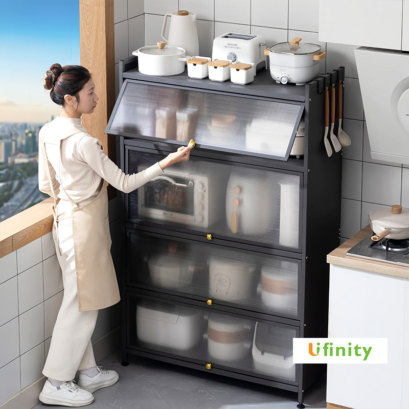 Lifinity Kệ Lưu Trữ Đa Năng 3/4/5/6 Tầng Phù Hợp Trưng Bày & Lưu Trữ Đồ Dùng Nhà Bếp Thông Minh