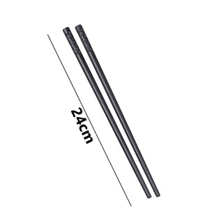 Vỉ 5 đôi đũa nhựa Việt Nhật màu đen chống trơn chịu nhiệt ms: 2858