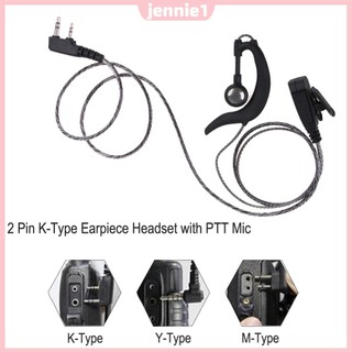 Tai nghe nhét tai K Type Walkie Talkie kèm tai nghe PTT MIC Walkie Talkie Tai nghe Phụ kiện đa chức năng cho BAOFENG [jennie1.vn]