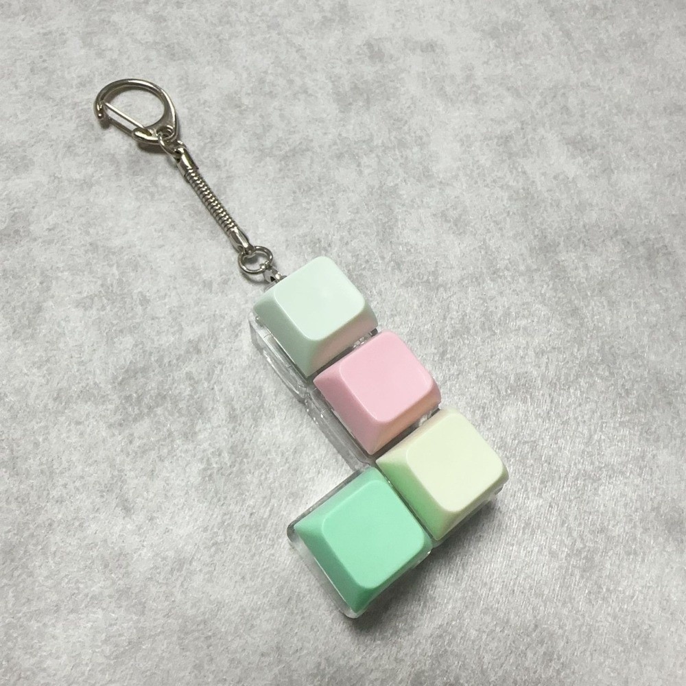 Bàn phím ngón tay AWNGD, Nút chìa khóa 2 / 3 / 6 / 9 Phím Fidget Móc khóa, Tiện ích giảm căng thẳng Thư giãn Keycap Pinch Đồ chơi dành cho người lớn