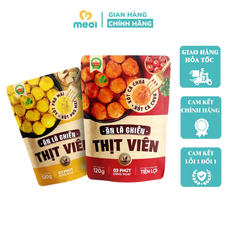 Cây Thị Thịt viên xốt cà chua 120g