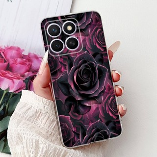 Dành Cho Honor X8c Vỏ ABR-LX1 ABR-LX2 ABR-LX3 Ốp Lưng Mới Phong Cách Bướm Hoa Mềm Mỏng Cho HonorX8c X 8c 2025 Ốp Lưng