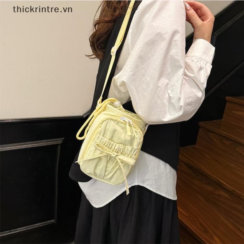 THI Nơ Túi Bảo Quản Bình Nước Dây Rút Chống Thấm Nước Thể Thao Đeo Vai Di Động Có Dây Đeo Túi Điện Thoại Cốc Phụ Kiện VN
