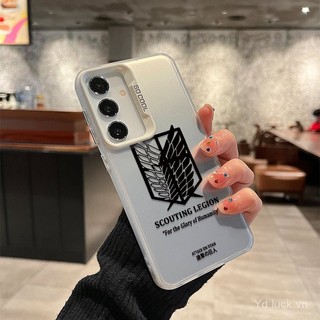 Ốp điện thoại điều chỉnh đơn giản Attack on Titan Thích hợp cho Samsung S25 / A24 4G / A14 5G / S23 PLUS / A05 / S24 PLUS / A13 5G / S22 Vỏ chống sốc