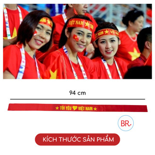 Sỉ 10 Băng Rôn Cổ Vũ "Tôi Yêu Việt Nam" –  Mừng Ngày Quốc Khánh 2/9, Cổ Động Bóng Đá, Vải Phi Bóng In Nét AGFASHION