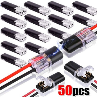 10 / 20 / 30 / 50 Chiếc 2 Pin Cách Cắm Xe Chống Thấm Nước Kết Nối Điện Dây Cáp Ô Tô Đầu Nối Điện Dây