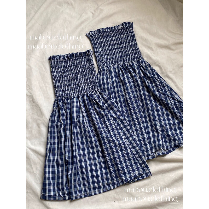 [KH22] [MĂC 2 KIỂU] Chân váy/Váy đầm cạp chun kẻ caro dáng xoè caro cá tính | Khao Boutique