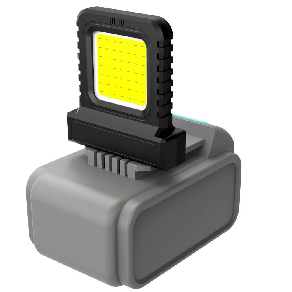 Đèn LED làm việc JIGK, Bộ phận dụng cụ điện Đèn tìm kiếm ngoài trời có độ sáng cao, Đèn pin Lithium có thể điều chỉnh bền đa năng chất lượng cao cho Makita / Milwaukee / Dewalt / Bosch