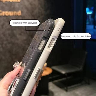 [JLK] Ốp Điện Thoại Từ Tính IMD Lấp Lánh Sang Trọng Cho iPhone 17Air 16 E 15 14 13 17 Pro Max Vỏ Cứng Chống Sốc