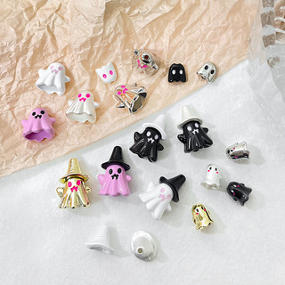 Halloween Ma Một Hạt Nổi Ngộ nghĩnh Miếng Đệm Hạt DIY Trang Sức Vòng Tay Vòng Cổ Điện Thoại Di Động Dây Chuyền Đính Hạt Phụ Kiện Chất Liệu