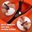 Đầu dây kéo AMLU, Bộ sửa chữa dây kéo khóa xấu thay thế DIY, 3 kích thước khác nhau Dụng cụ may kim loại Đầu dây kéo Vali