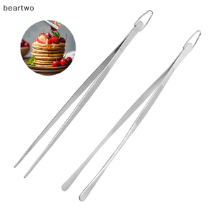 < Beartwo > Nhíp nhà bếp 30CM Nhíp mịn Kẹp nấu ăn bằng thép không gỉ cực dài cho dụng cụ pha chế BBQ Đẹp