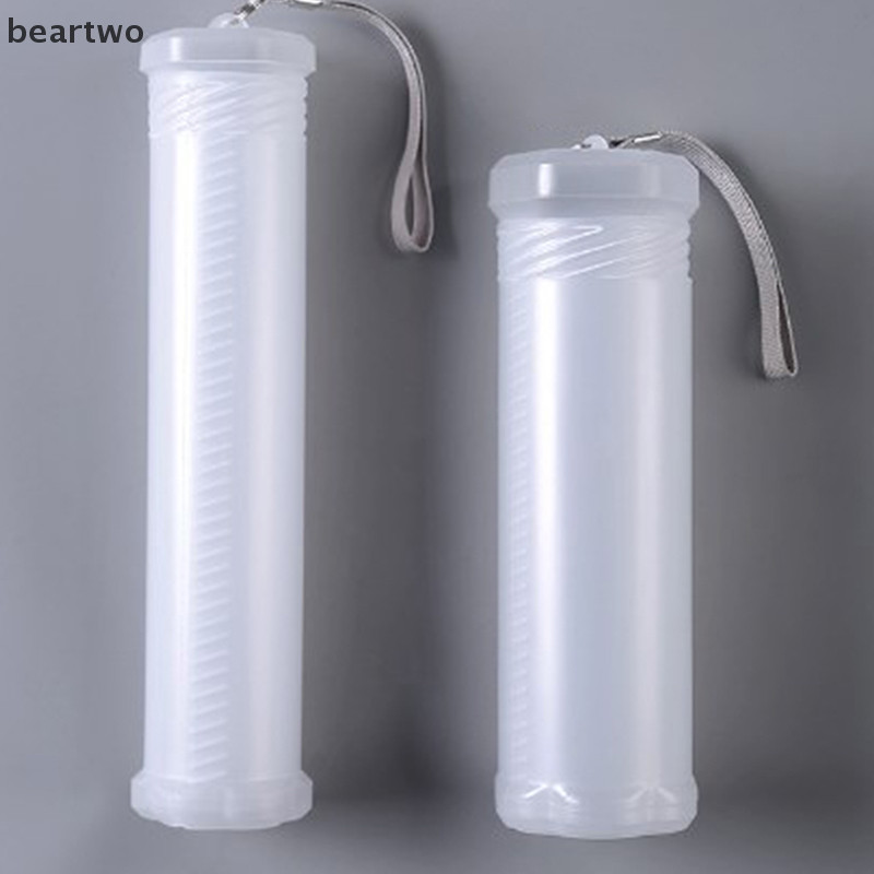 < Beartwo > Giá đỡ cọ trang điểm có thể điều chỉnh độ cao trong suốt Hộp đựng cốc lưu trữ Đẹp