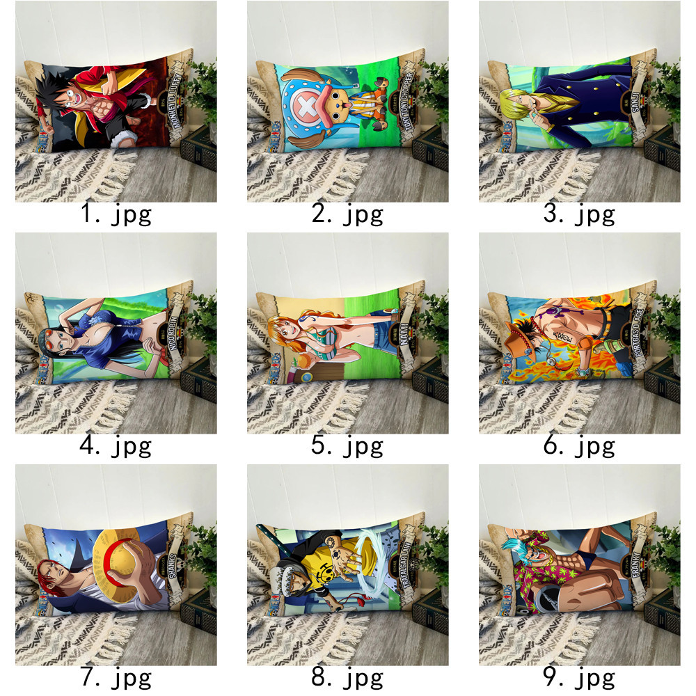 One PIECE Vỏ Gối Hình Chữ Nhật In Hình Một Mặt Đệm Polyester Trang Trí Nhà Cửa Món Quà Tốt Nhất (Không Có Lõi)