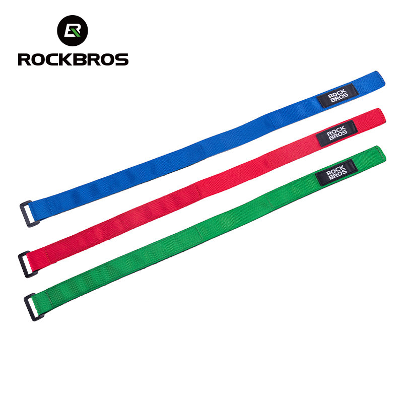 Rockbros Có Thể Gập Lại Xe Đạp Dây Cố Định Velcro Tiện Lợi Bền Xe Đạp Dây Đeo Quần Chặt Chân Dây Phụ Kiện Xe Đạp