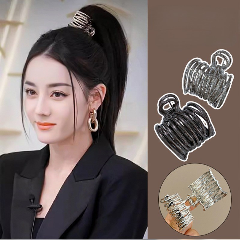 Kẹp đuôi ngựa cao bằng kim loại Kẹp tóc nữ Hàn Quốc Phụ kiện tóc