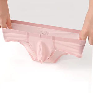 Phong Cách Mới Nam Lưới Băng Lụa Liền Mạch Thân Thiện Với Da Quần Lót Thoải Mái Mùa Hè Thoáng Khí G6004 @ -