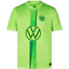 2024-2025 Bundesliga League VfL Wolfsburg sân nhà Áo thun bóng đá không số Trẻ em Người lớn Plus Size