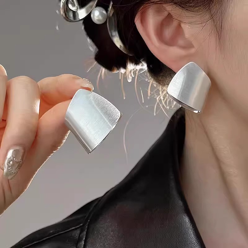 Bông tai nữ bạc thời trang Bông tai ngọc trai cao cấp phù hợp