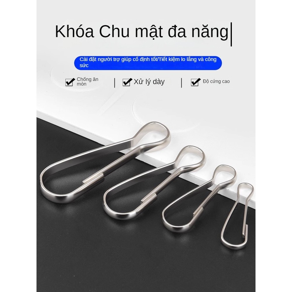 Zhudan Khóa Kẹp Móc Chống Gió Khóa Phụ Kiện Trang Sức Khóa Rèm Lợn Mật ...