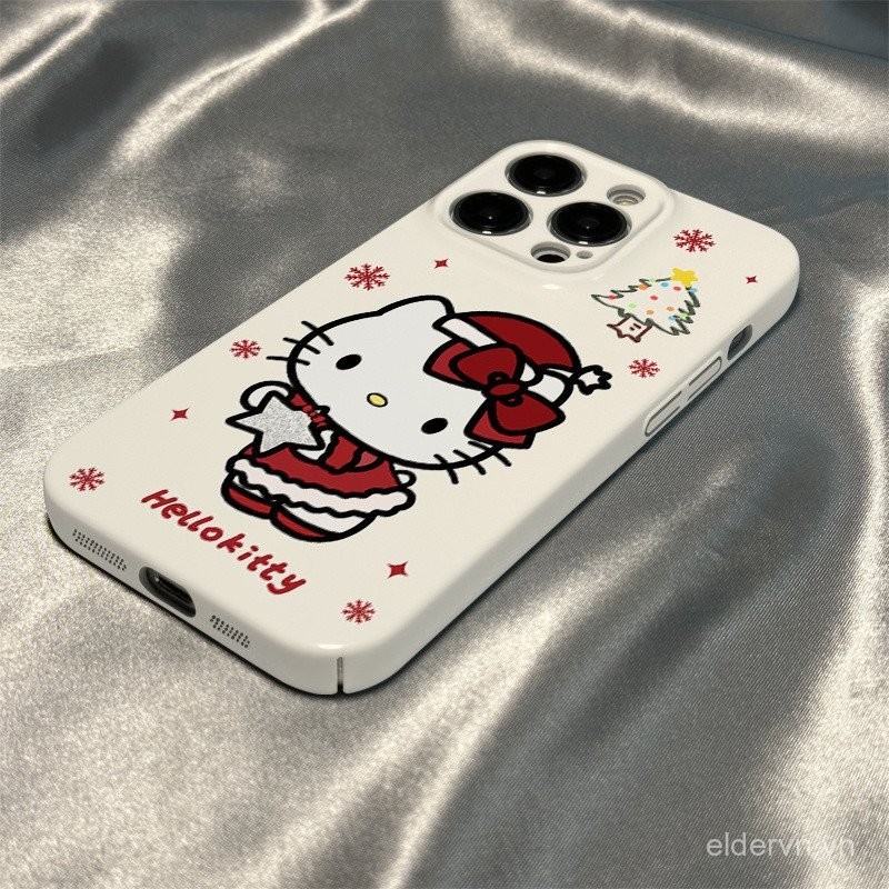 Ốp Điện thoại mèo Kitty dùng cho IPhone 7 8 plus 11 12 PRO 13 14 15 ProMax XR XR XSMAX SE 15 14 PLUS bạn gái QYJS đáng yêu bọc toàn bộ philin MH7A