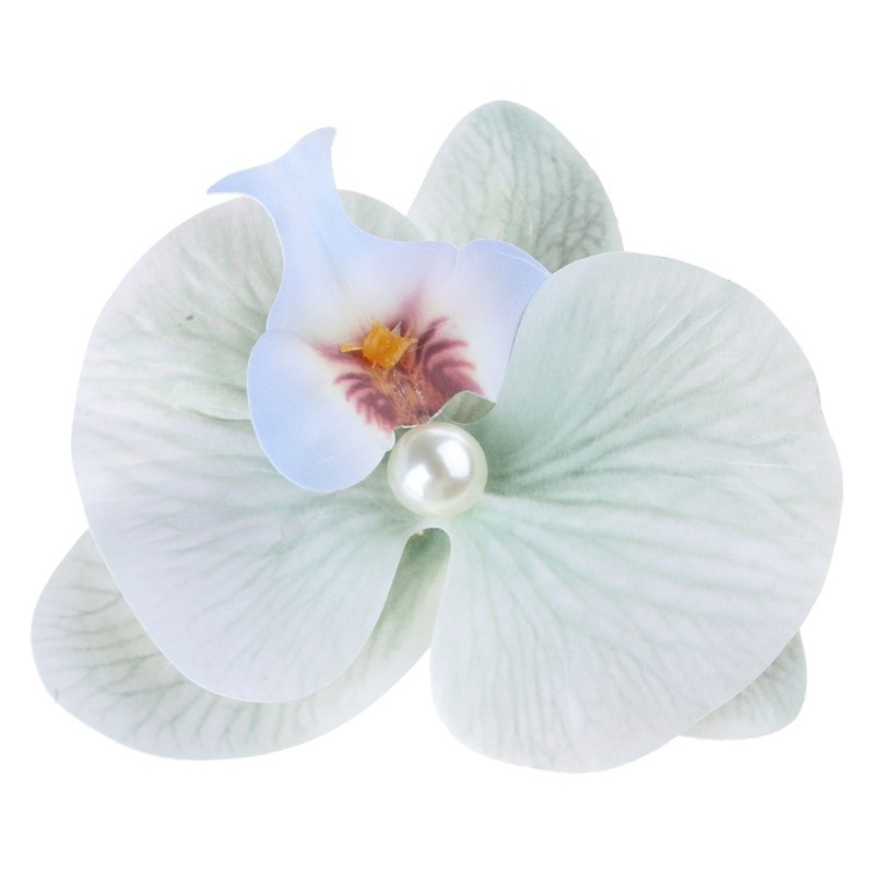 Mỹ Thanh Lịch Hoa Tóc Cua Kẹp Handmade Phalaenopsis Hoa Kẹp Tóc Trang Trí