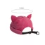 ESSENCEH Tai Mèo Chủ Nhà Mũ, Mũ Beanie Cũ Giặt Màu Trơn, Mũ Beanie Thoáng Khí Unisex Thời Trang Nam